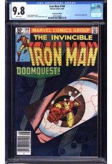 IRON MAN #149 CGC 9.8 WHITE PAGES front cover
