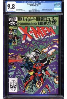 X-MEN #154 CGC 9.8 WHITE PAGES front cover