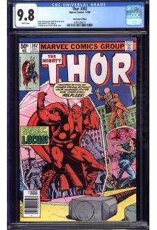 THOR #302 CGC 9.8 WHITE PAGES front cover