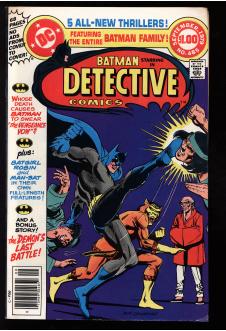 DETECTIVE COMICS #485 6.0 front cover