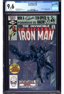 IRON MAN #152 CGC 9.6 WHITE PAGES front cover