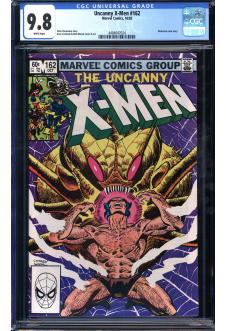 X-MEN #162 CGC 9.8 WHITE PAGES front cover