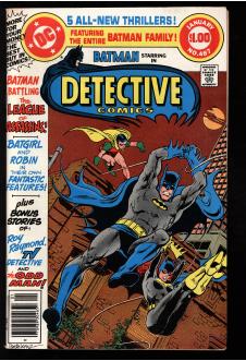 DETECTIVE COMICS #487 7.0 front cover
