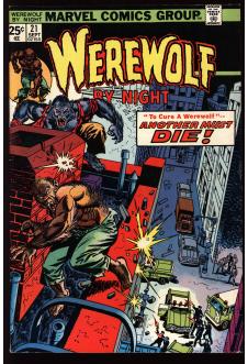 WEREWOLF BY NIGHT #21 7.0 front cover