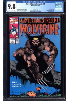 MARVEL COMICS PRESENTS #85 CGC 9.8 OW/WH PAGES front cover