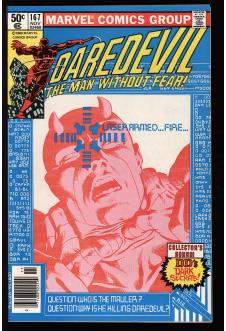 DAREDEVIL #167 9.0 front cover