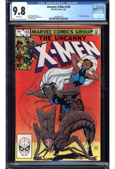 X-MEN #165 CGC 9.8 WHITE PAGES front cover