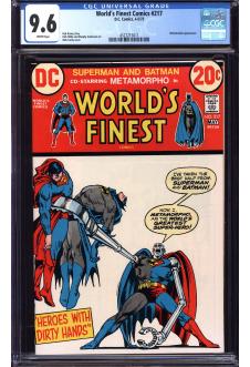 WORLD'S FINEST #217 CGC 9.6 WHITE PAGES front cover