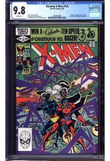 X-MEN #154 CGC 9.8 WHITE PAGES front cover