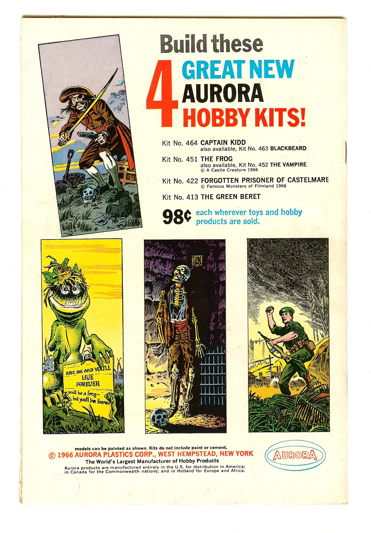 WORLD'S FINEST COMICS Back Cover