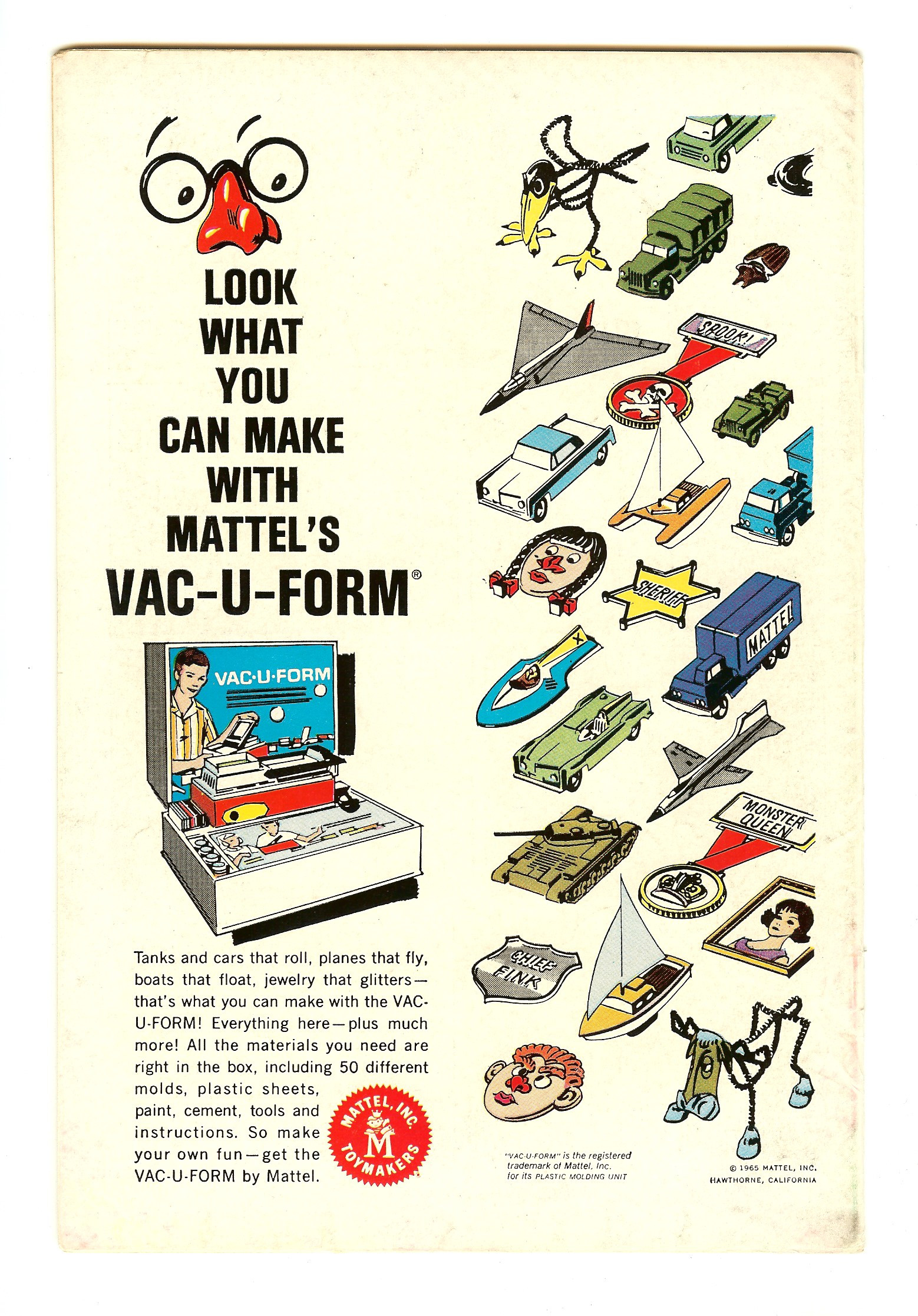 WORLD'S FINEST COMICS Back Cover