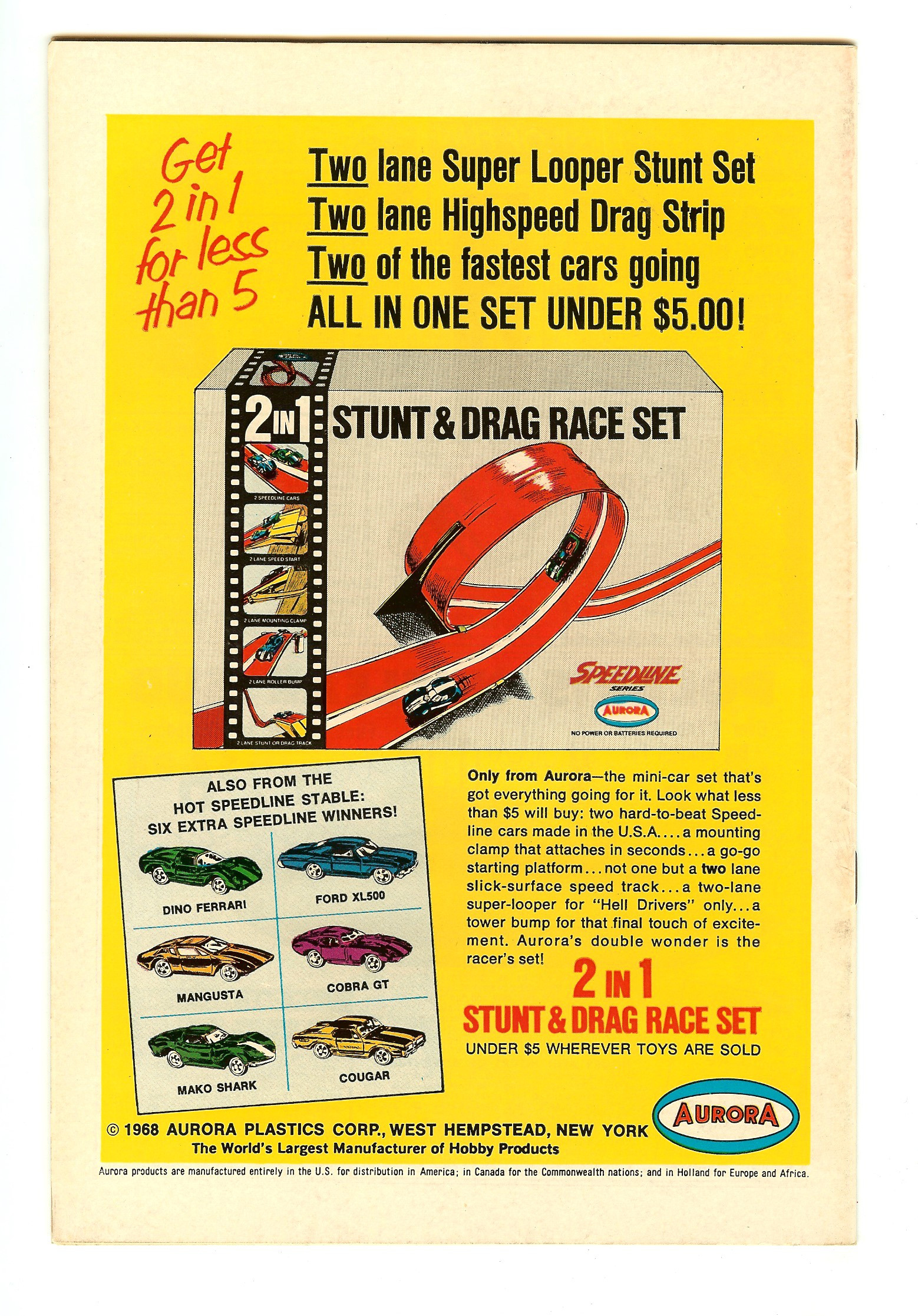 WORLD'S FINEST COMICS Back Cover