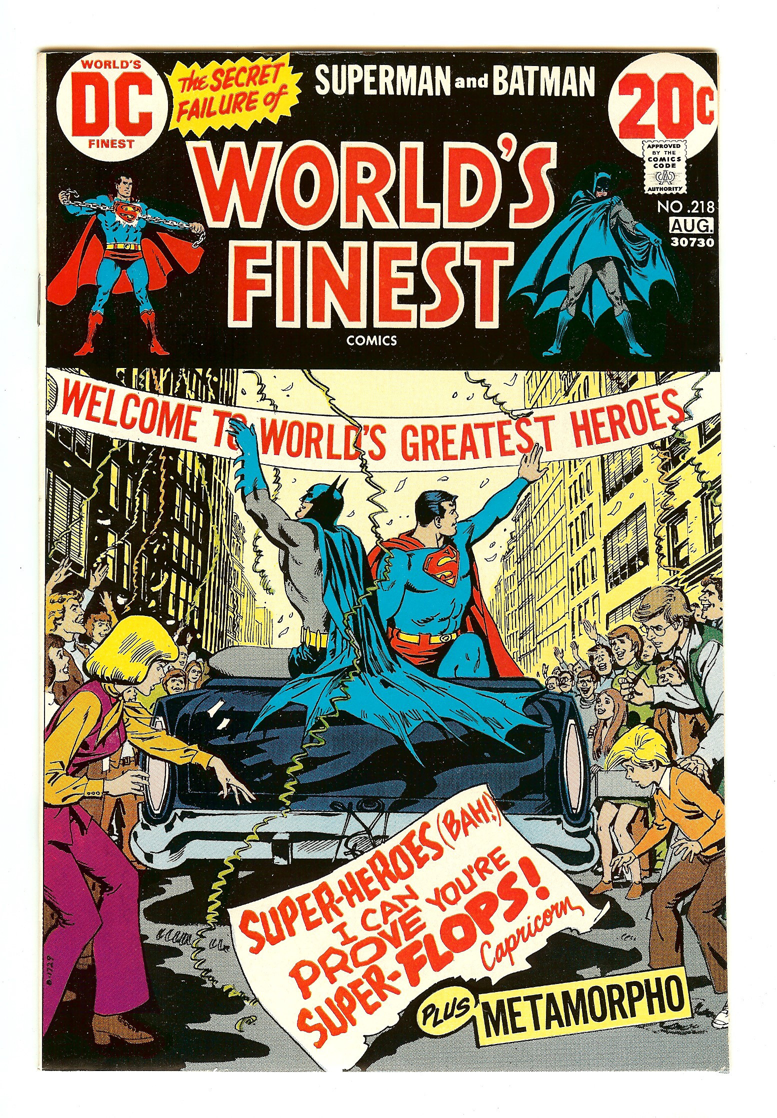 WORLD'S FINEST COMICS Front Cover