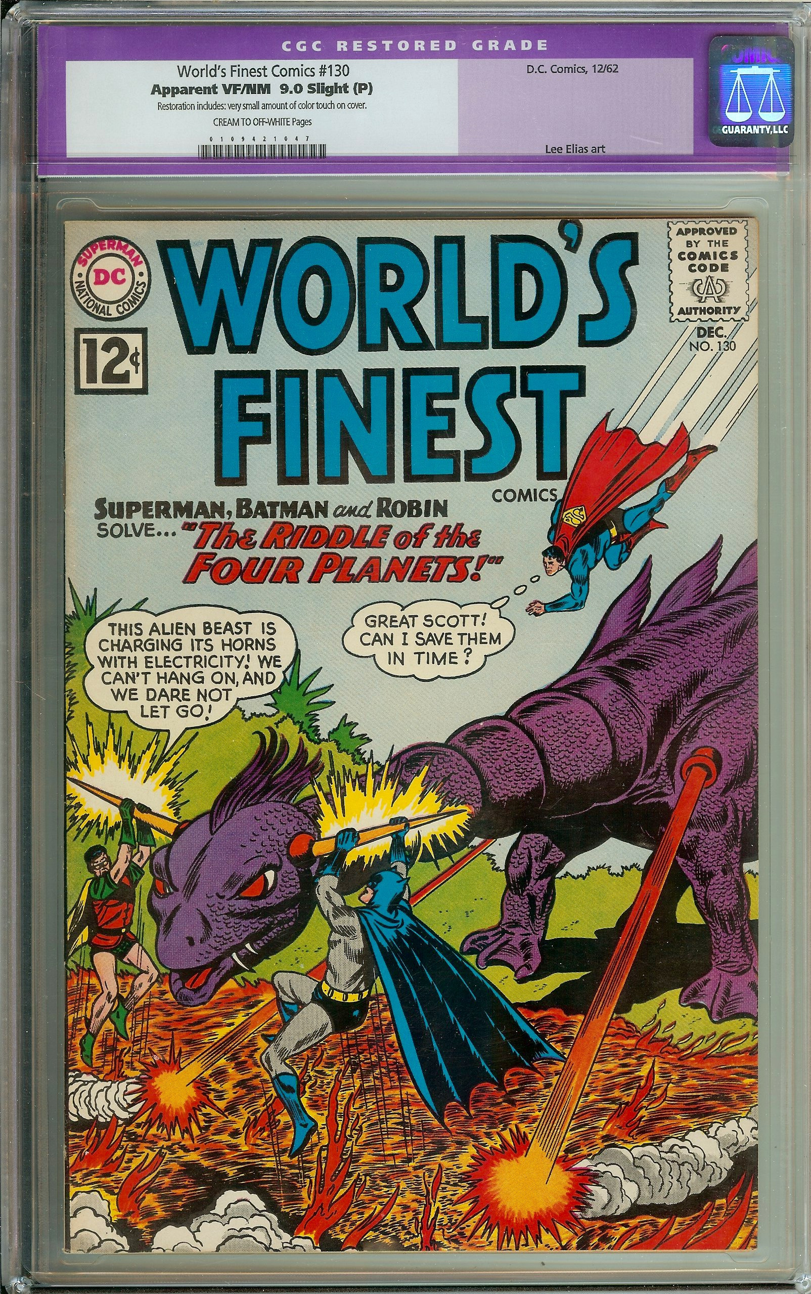 WORLD'S FINEST COMICS Front Cover