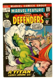 MARVEL FEATURE #3 6.0 front cover