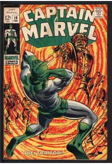 CAPTAIN MARVEL #10 6.5 front cover