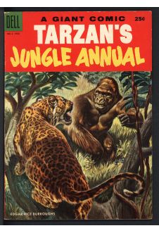 TARZAN JUNGLE ANNUAL #4 4.5 front cover