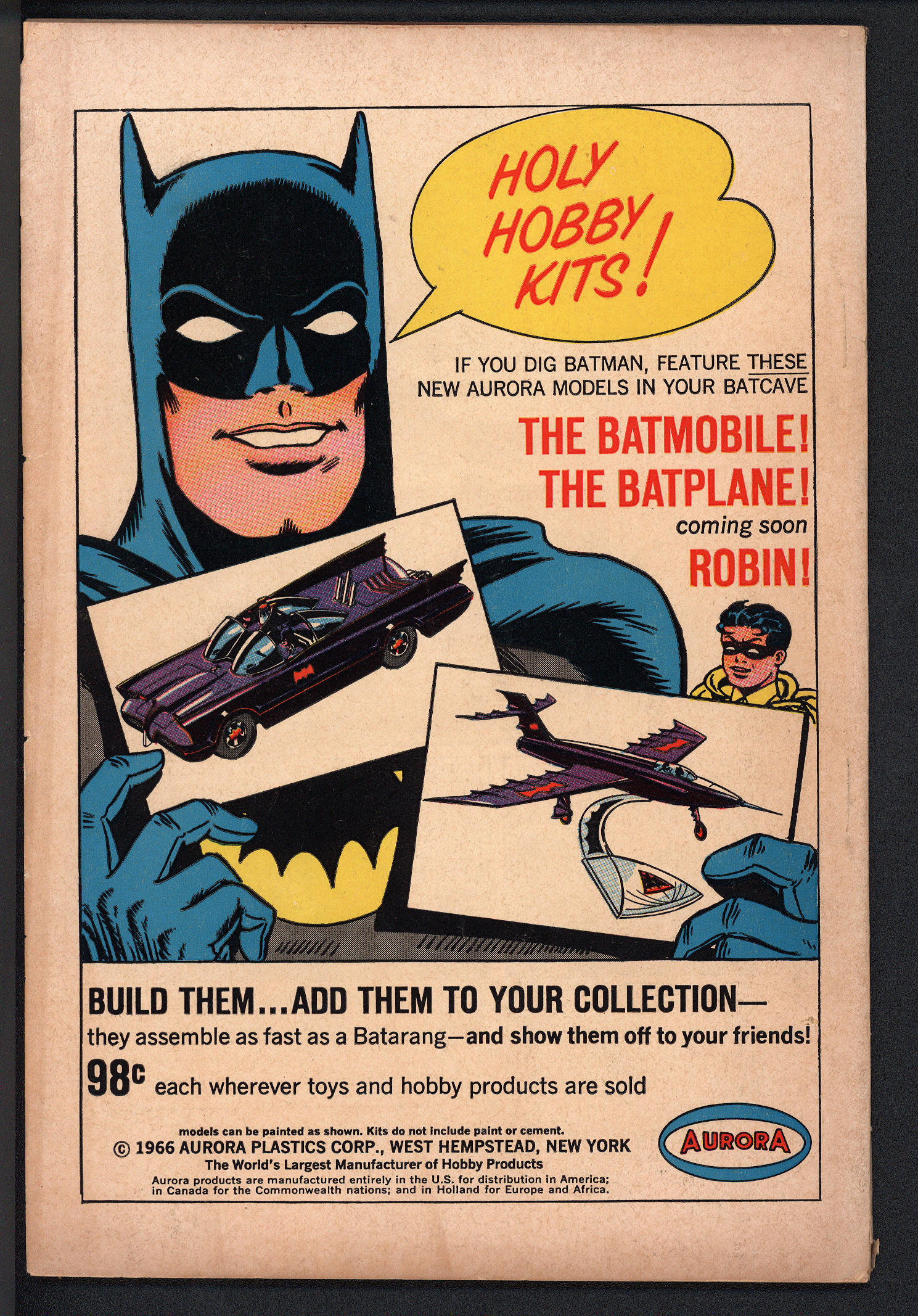 BATMAN Back Cover