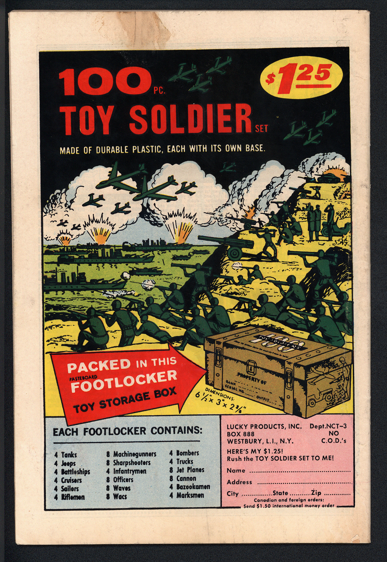 ADVENTURE COMICS Back Cover