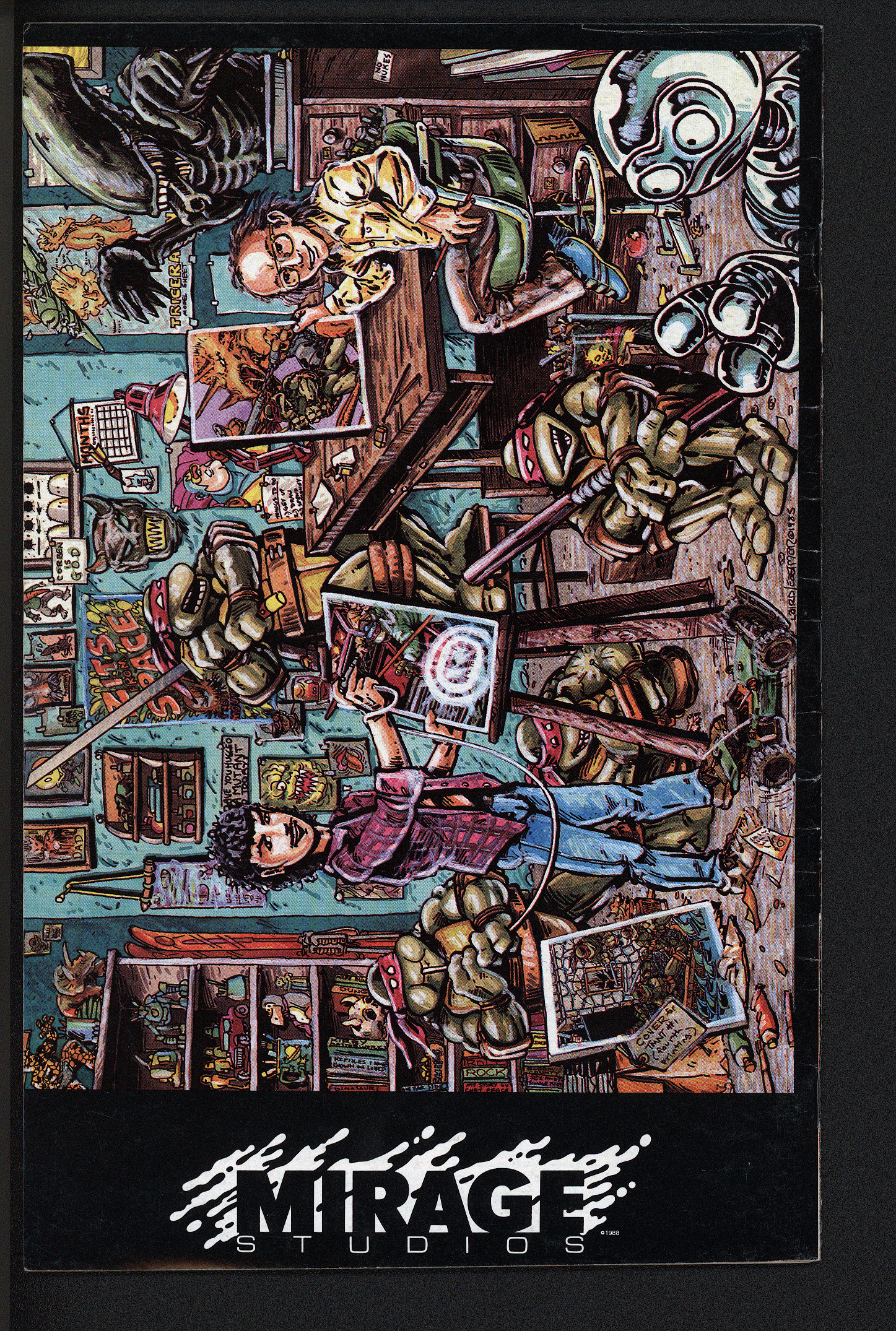 TEENAGE MUTANT NINJA TURTLES Back Cover