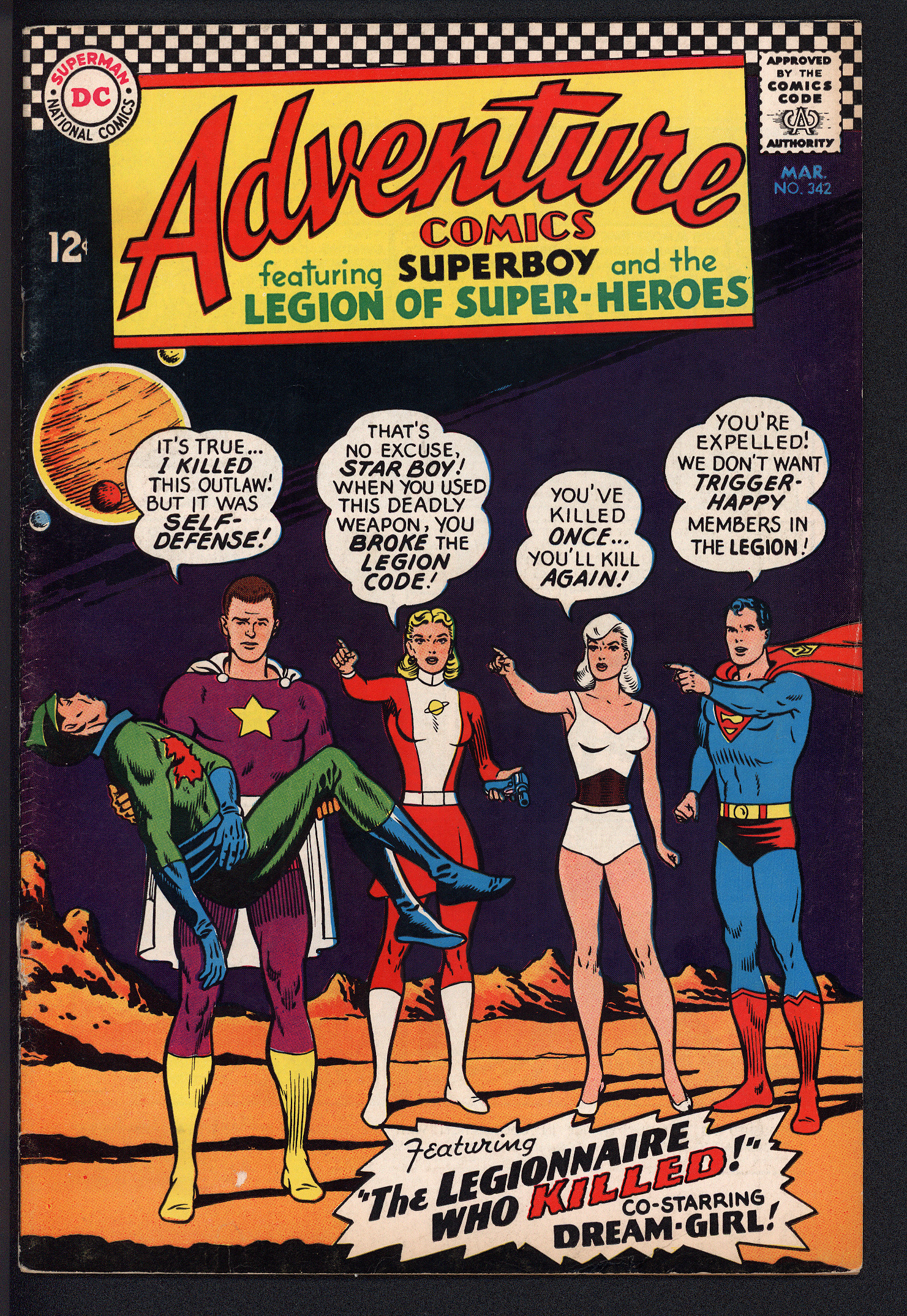 ADVENTURE COMICS Front Cover
