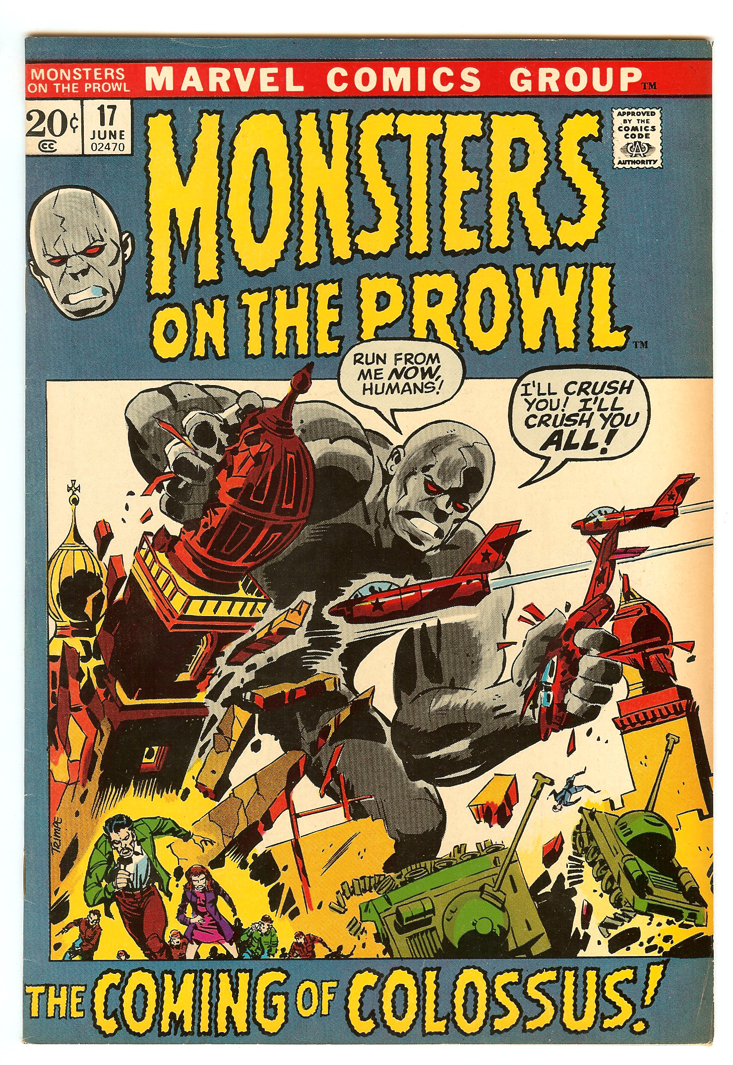 MONSTERS ON THE PROWL Front Cover
