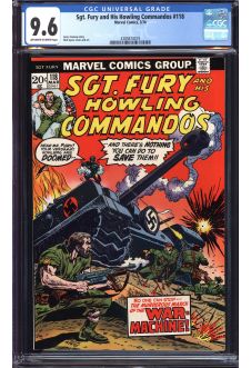 SGT. FURY AND HIS HOWLING COMMANDOS #118 CGC 9.6 OW/WH PAGES front cover