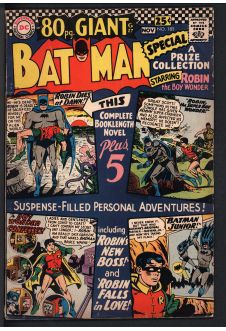 BATMAN #185 6.0 front cover