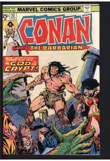 CONAN THE BARBARIAN #52 8.5 front cover