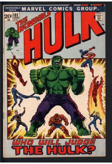 INCREDIBLE HULK #152 4.0 front cover