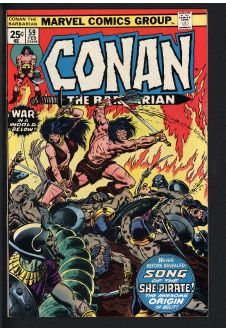 CONAN THE BARBARIAN #59 8.0 front cover