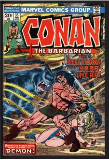 CONAN THE BARBARIAN #35 4.5 front cover