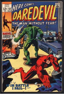 DAREDEVIL #50 8.0 front cover