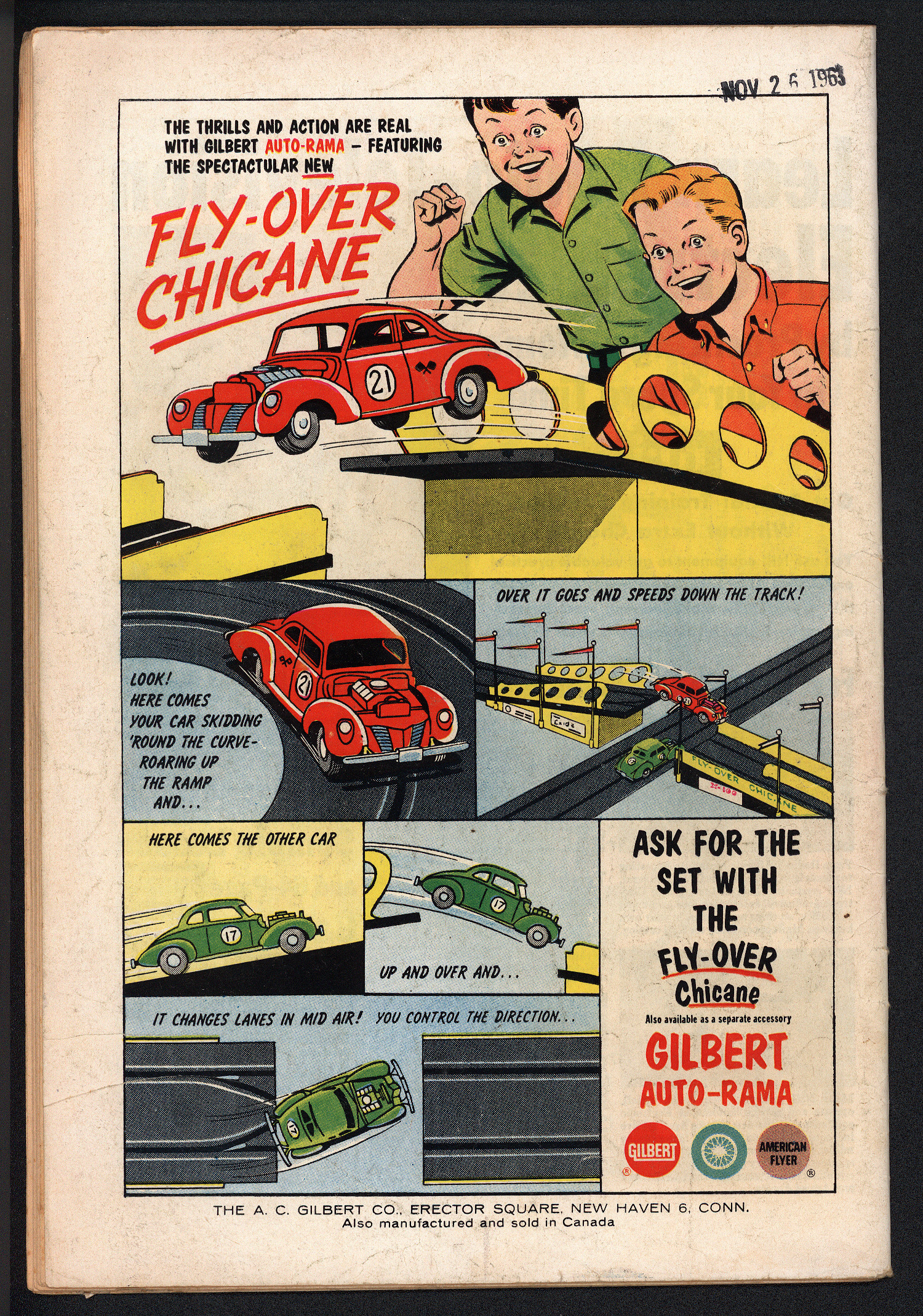 ADVENTURE COMICS Back Cover