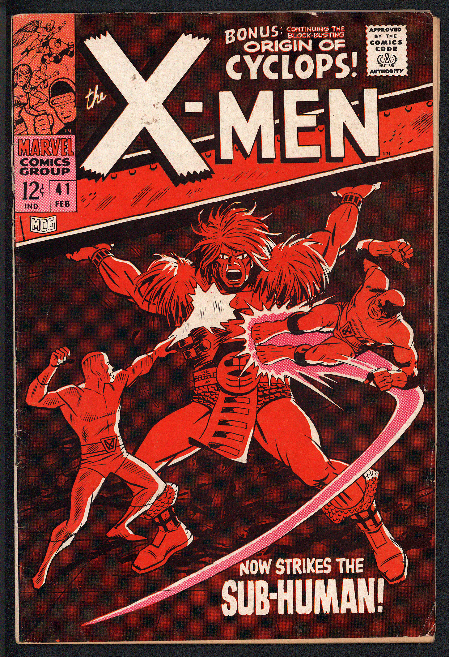 X-MEN Front Cover