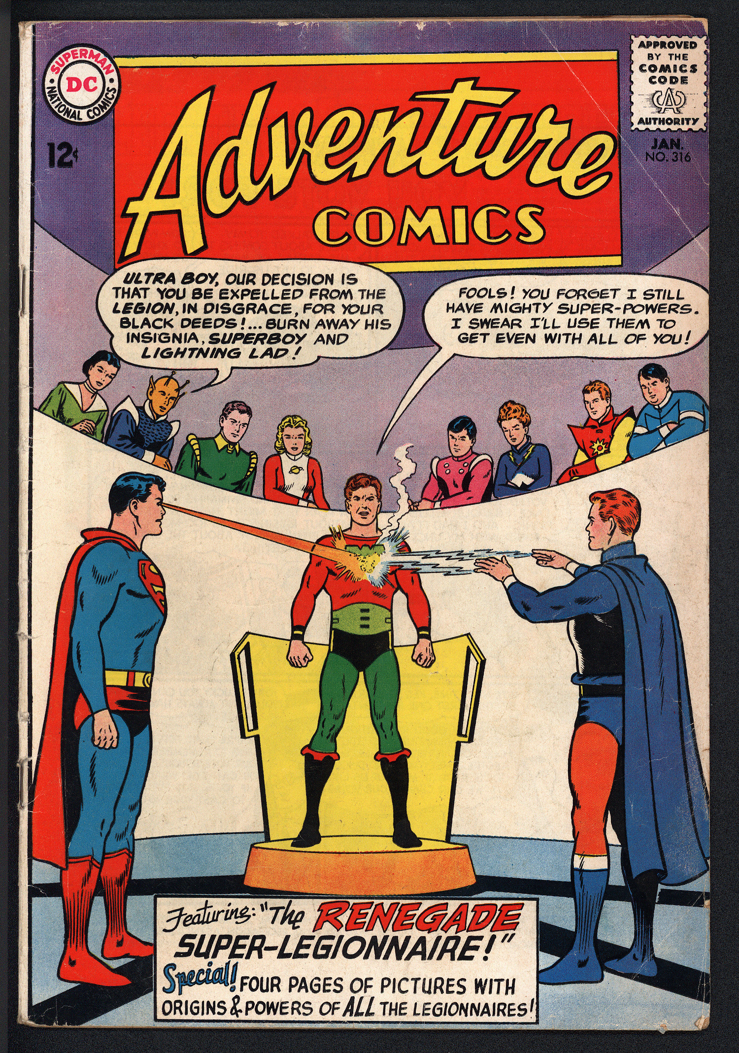 ADVENTURE COMICS Front Cover