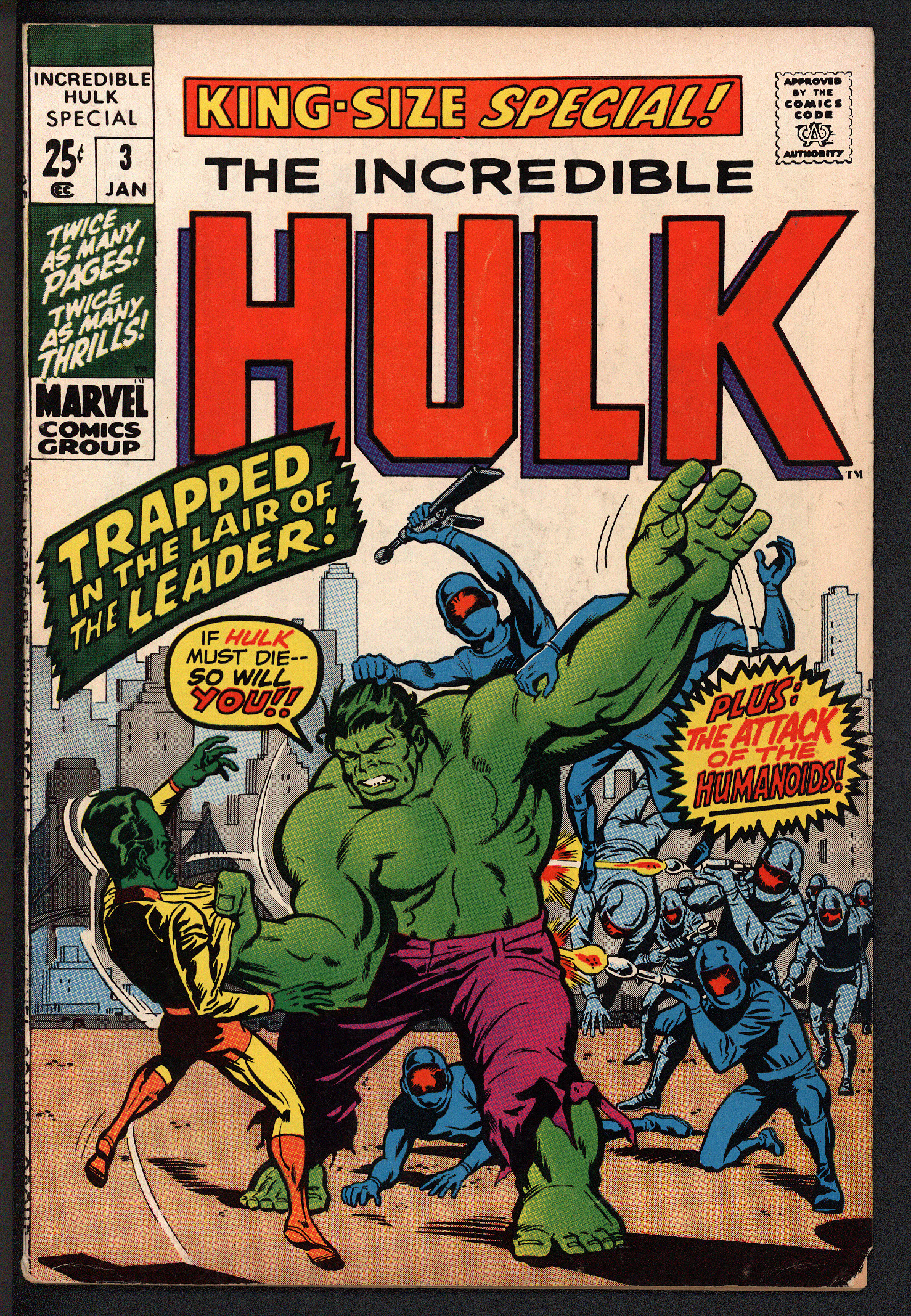 INCREDIBLE HULK ANNUAL Front Cover