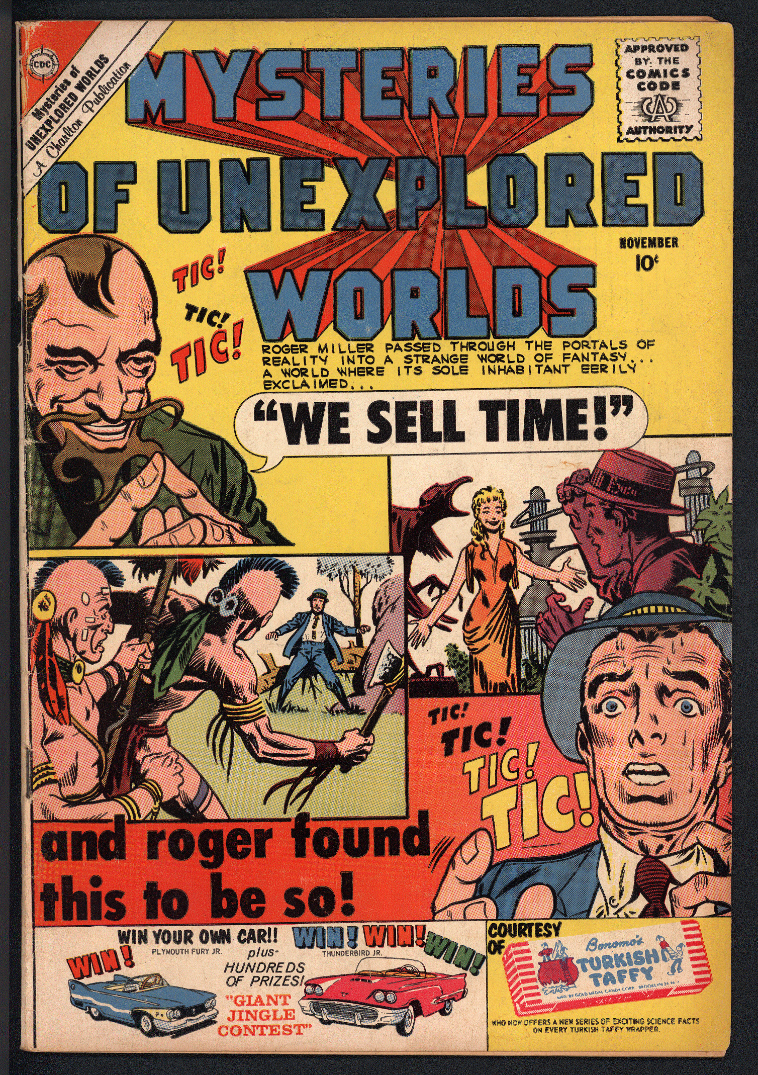 MYSTERIES OF UNEXPLORED WORLDS Front Cover