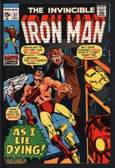 IRON MAN #37 7.5 front cover
