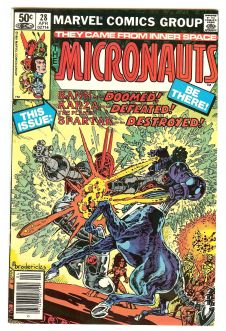 Cover of Micronauts #28