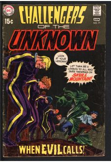 Cover of Challengers of the Unknown #71