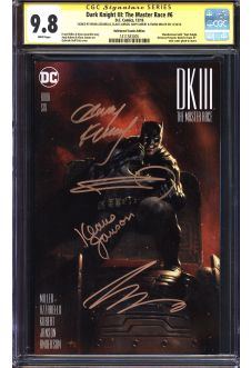 DARK KNIGHT III: THE MASTER RACE #6 CGC 9.8 WHITE PAGES front cover