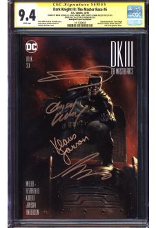 DARK KNIGHT III: THE MASTER RACE #6 CGC 9.4 WHITE PAGES front cover