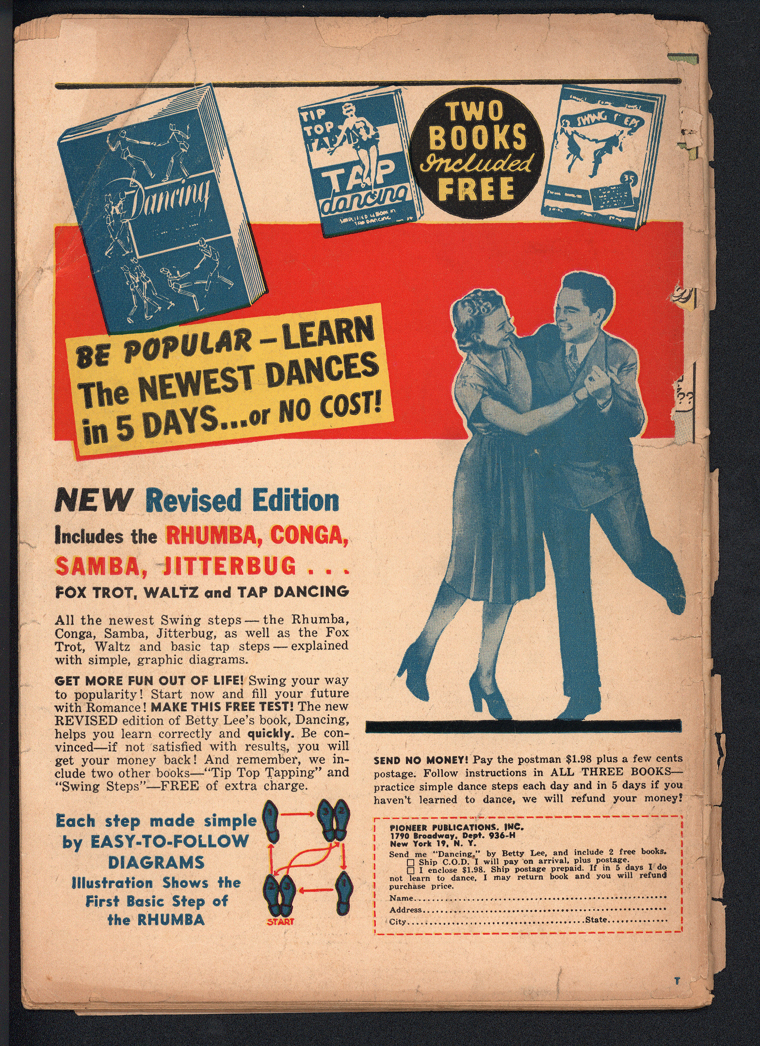 TERRIFIC COMICS Back Cover