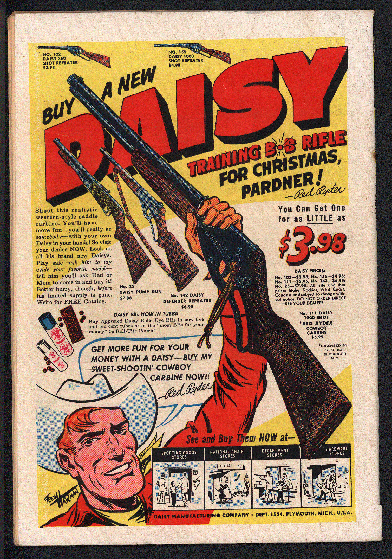 ALL AMERICAN MEN OF WAR Back Cover