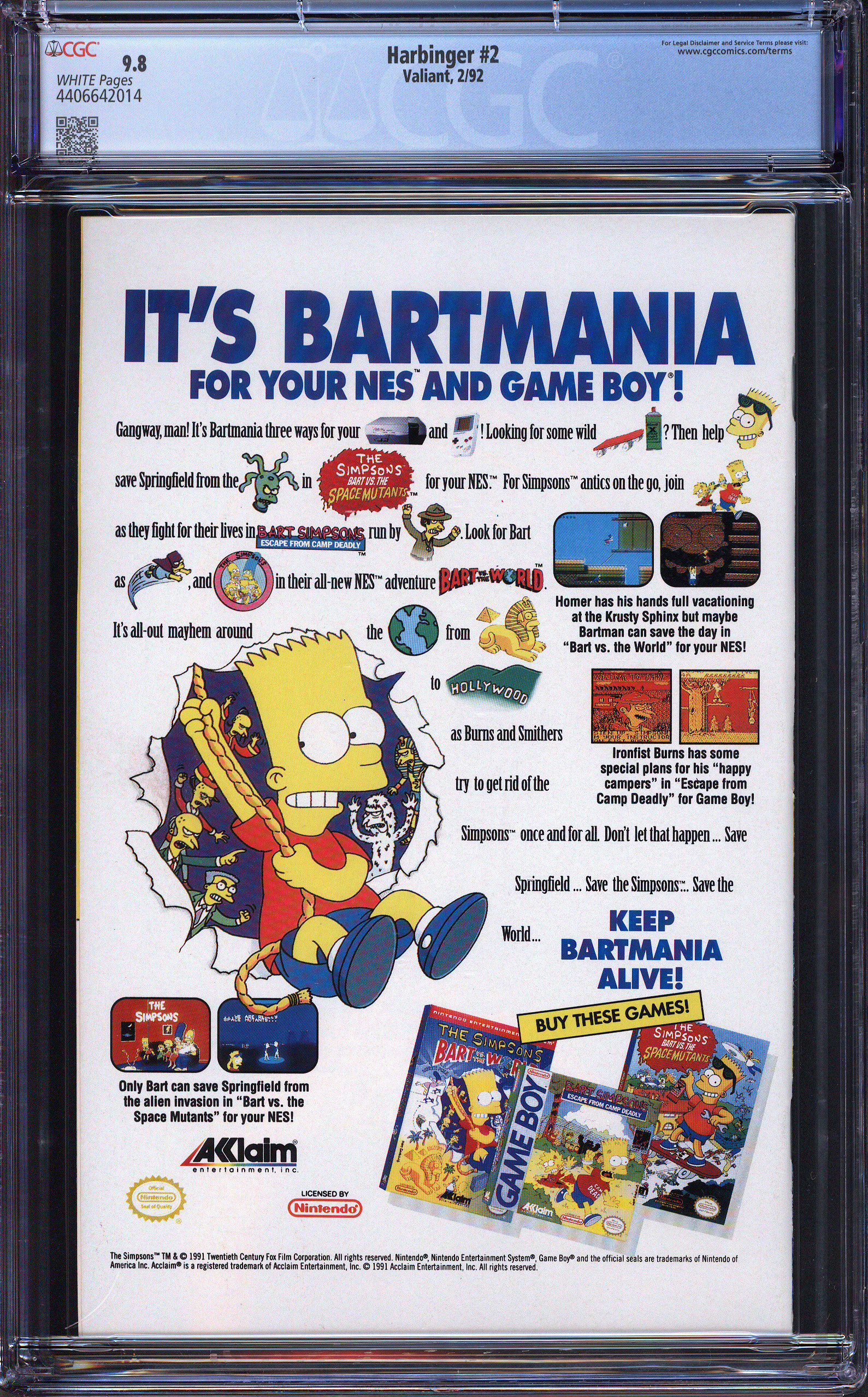 HARBINGER Back Cover