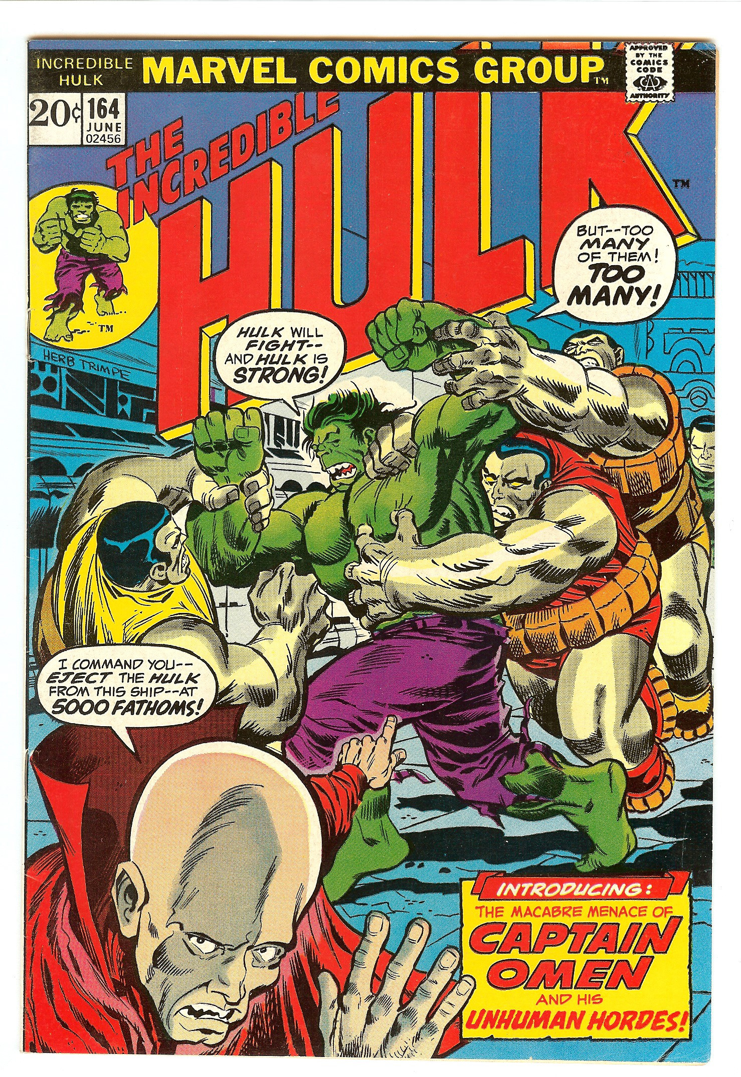 INCREDIBLE HULK Front Cover