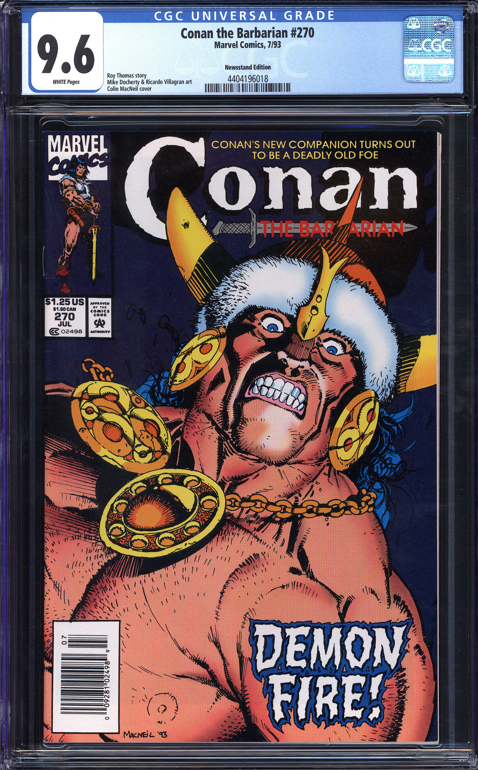 CONAN THE BARBARIAN Front Cover