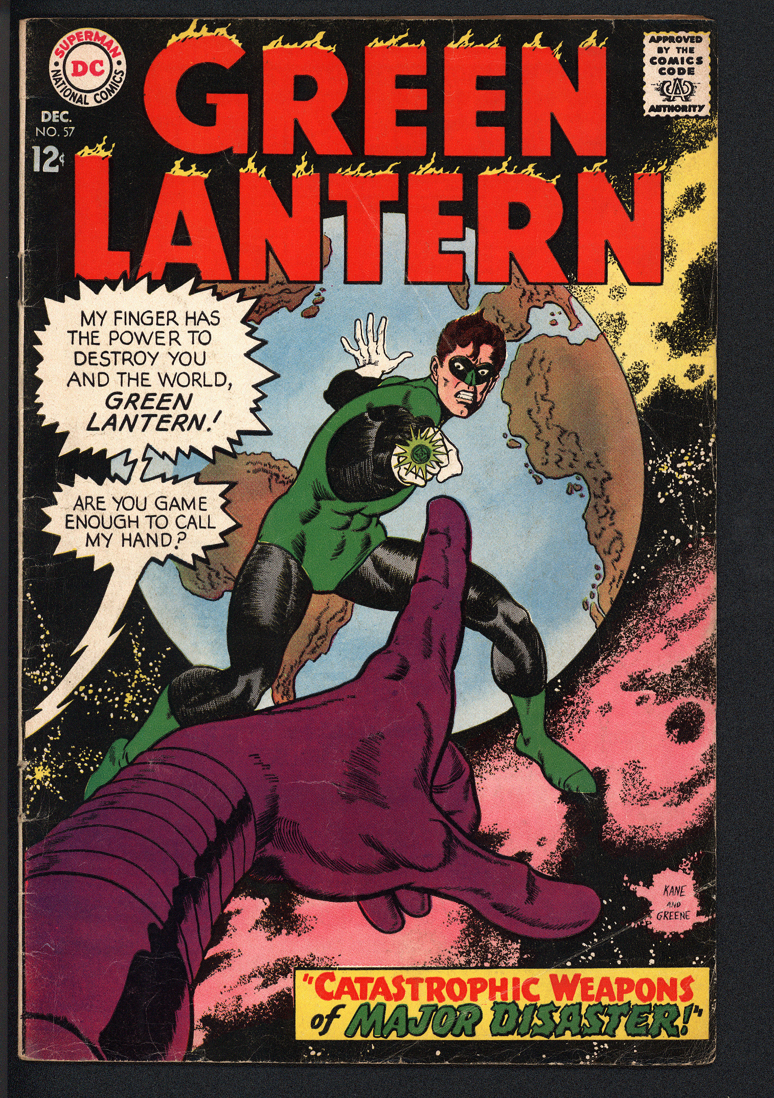 GREEN LANTERN Front Cover