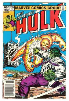 INCREDIBLE HULK #285 6.5 front cover